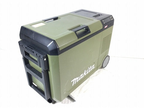 ☆比較的綺麗品☆makita マキタ 40Vmax/18V/100V 充電式保冷温庫 CW004GZO オリーブ 本体 ACアダプター付 クーラーボックス128913 - 0
