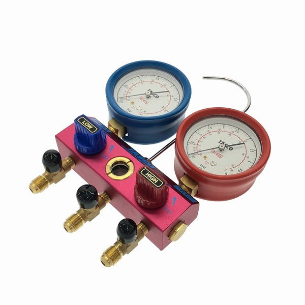 ☆極美品☆TASCO タスコ R410A/R32用 ゲージマニホールドセット TA122FA ケース付 マニホールド(TA122G＝TA140G TA141G) 116024 - 4