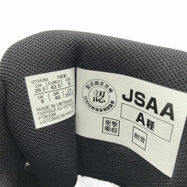 ☆未使用品☆asics アシックス ウィンジョブ CP604G-TX BOA 1273A084-001 26.5cm ブラック×ガンメタル 安全靴 作業靴 防水性134854 - 7