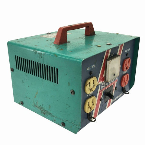 ☆中古品☆NICHIDO 日動工業 100V 昇圧専用トランス M-E30 出力115V/125V ハイパワー昇圧器 アップトランス 変圧器133483 - 0