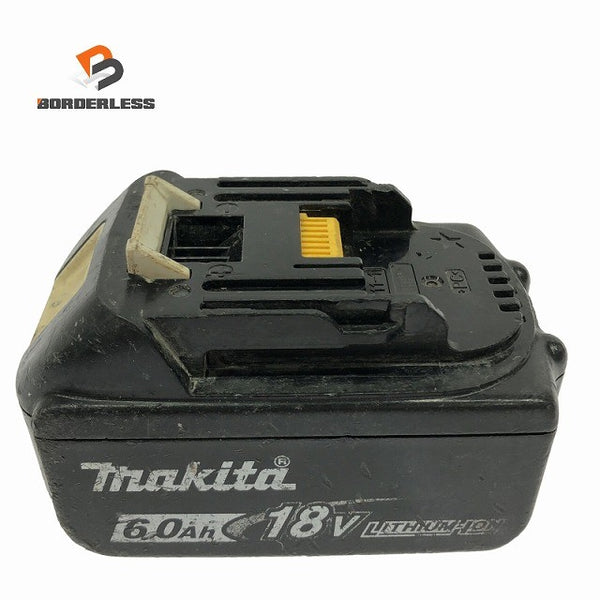 ☆中古品☆makita マキタ 18V 6.0Ah 純正 リチウムイオンバッテリー BL1860B 残量表示付 リチウムイオン電池134130 - 1