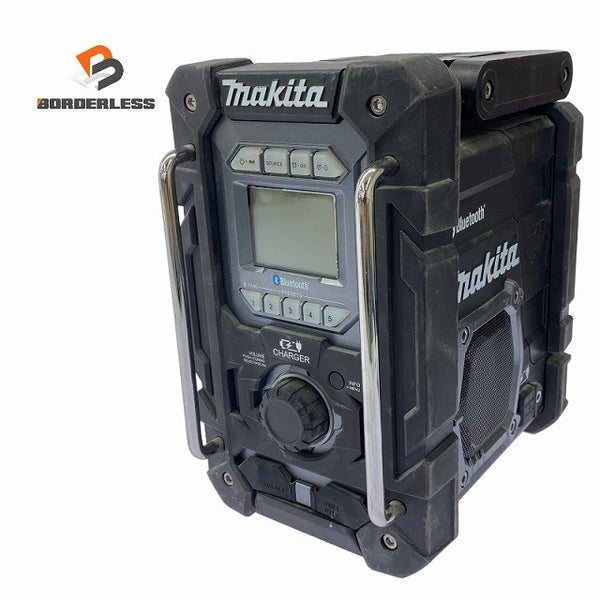☆中古品☆makita マキタ 充電式ラジオ MR300 本体のみ 黒 コードレスラジオ128911 - 1