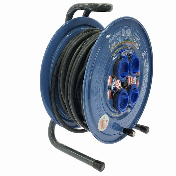☆中古品☆HATAYA ハタヤ 畑屋 100V 20m サンデーレインボーリール SS-20 屋外用 防雨型 電工ドラム コードリール 延長コード137192 - 2