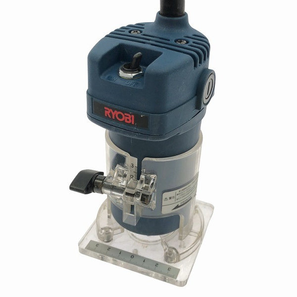 ☆比較的綺麗☆RYOBI リョービ 100V トリマー TR-40 コード式 木材加工 トリミング ルーター DIY/日曜大工136679 - 4