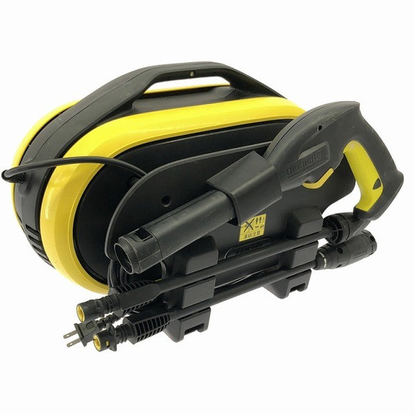 ☆比較的綺麗☆KARCHER ケルヒャー 100V 家庭用高圧洗浄機 JTKサイレント 吐出しホース＋水道ホース＋ガン＋ノズル付 洗車117244 - 5