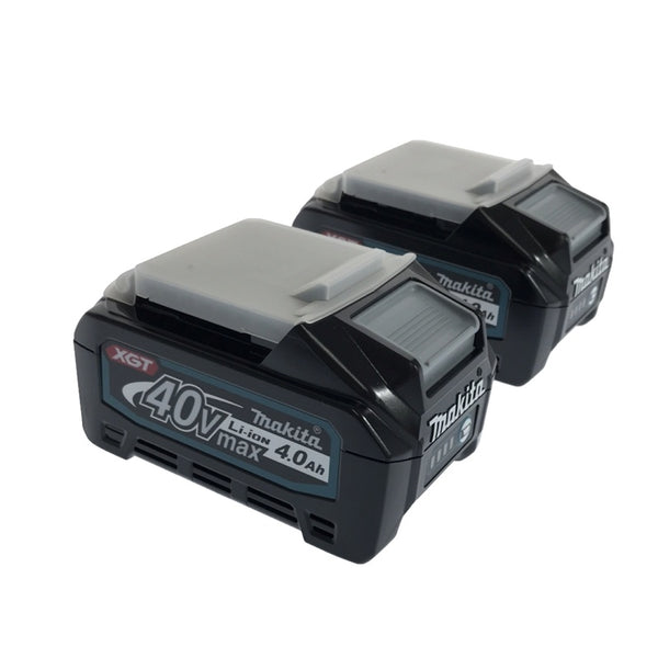 ☆未使用品2個セット☆makita マキタ 40Vmax 4.0Ah 純正リチウムイオンバッテリー BL4040 LITHIUM-ION 蓄電池 雪/飛行機マーク119401 - 3