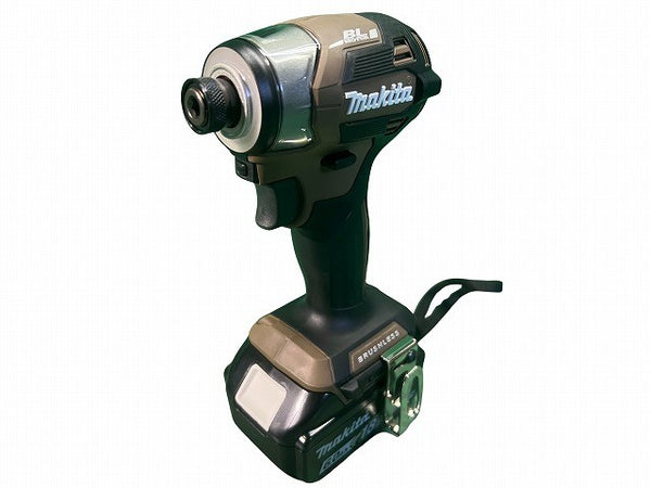 ☆未使用品☆ makita マキタ 18V 充電式インパクトドライバ TD173DGXAB 茶/ブラウン バッテリー2個(18V 6.0Ah)充電器+ケース132961 - 4