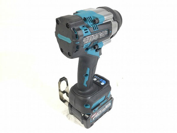 ☆未使用品☆makita マキタ 40Vmax 充電式インパクトレンチ TW007GRDX バッテリ2個(2.5Ah) 充電器 ケース付 コードレス134864 - 5