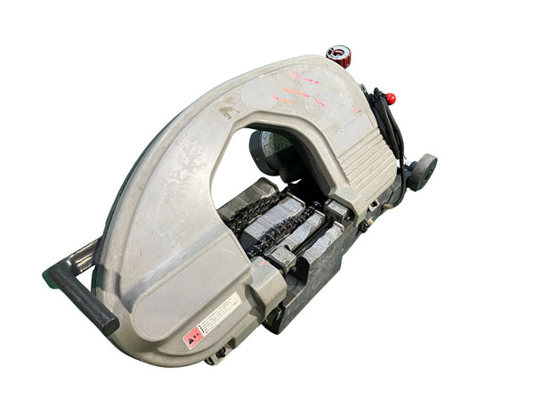 ☆中古品☆ASADA アサダ 100V 180mm バンドソー ビーバー6 BEAVER6 コード式 帯鋸切断機 パイプ切断機 鉄工用 配管工具128652 - 3