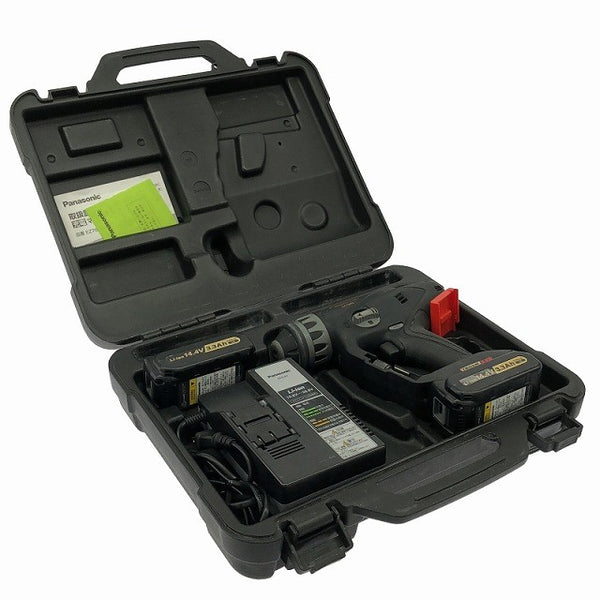 ☆中古品☆Panasonic パナソニック 14.4V 充電マルチハンマードリル EZ7840 バッテリ2個(3.3Ah)充電器 ケース付 コードレス 穴あけ118614 - 2