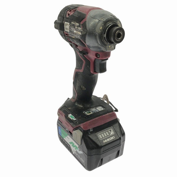 ☆中古品☆HiKOKI ハイコーキ 36V コードレスインパクトドライバー WH36DC マルチボルトバッテリー1個 充電器137984 - 3