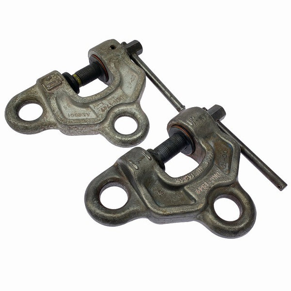 ☆中古品2個セット☆EAGLE CLAMP イーグルクランプ ねじ式全方向クランプ SBB-1t 荷重1ton 鉄鋼用 スクリュークランプ 吊りクランプ131162 - 4