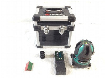 ☆比較的綺麗です☆VOICE ヴォイス 5ライン レーザー 墨出し器 VLG-5X 4方向大矩照射モデル 測定器 光学測定器 112156 - 3