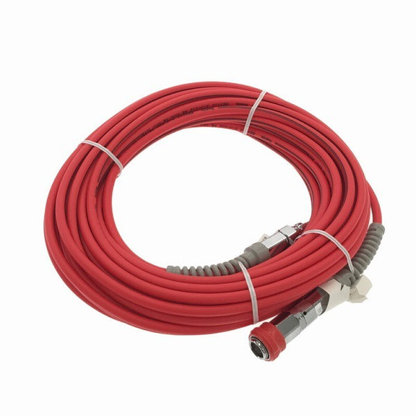 ☆未使用品☆ makita マキタ 高圧スリック スリムホース A-51742 赤/レッド 内径4mm×外径8mm 15m エアホース117627 - 2