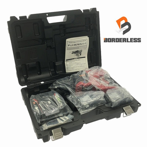 ☆未使用品☆ MAX マックス 25.2V 充電式ブラシレスハンマドリル PJ-R265-B2C/40A バッテリー2個(4.0Ah)付 充電器/ケース付 - 0