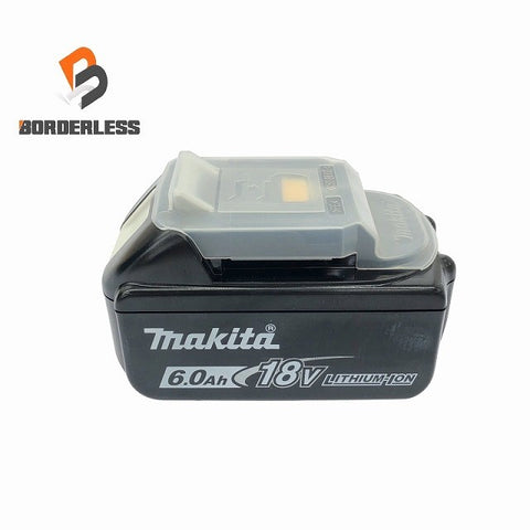 ☆極美品☆makita マキタ 18V 6.0Ah 純正 リチウムイオンバッテリー BL1860B 急速充電対応 残量表示付 雪マーク 充電回数0回 116492