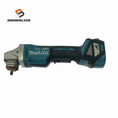 ☆中古品 コメント必読☆makita マキタ 18V 100mm 充電式ディスクグラインダー GA418D 本体のみ コードレス ディスクサンダー133538