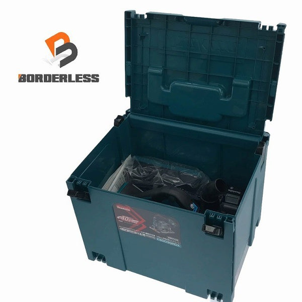 ☆未使用品☆makita マキタ 40Vmax 125mm充電式防じんマルノコ KS003GRDX 青/ブルー バッテリー2個(2.5Ah) 逆勝手仕様134041 - 1