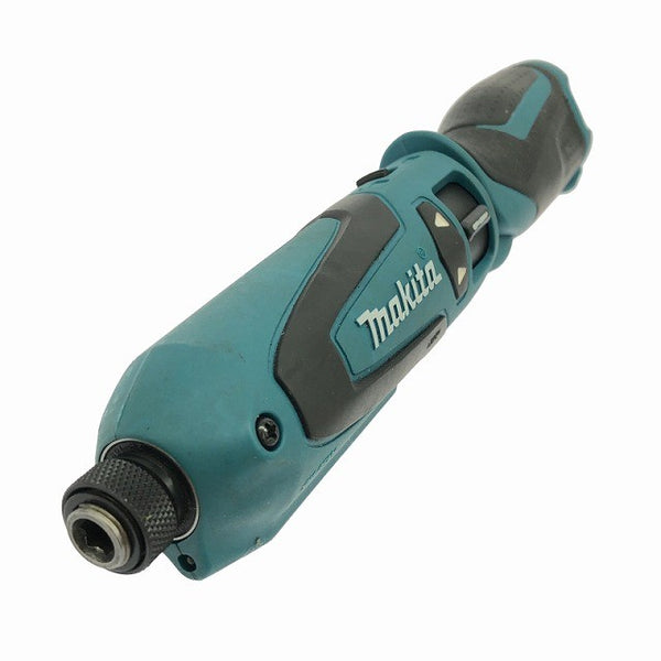 ☆比較的綺麗☆makita マキタ 7.2V 充電式ペンインパクトドライバー TD021D 青/ブルー バッテリ1個 充電器 ケース付 コードレス132534 - 4