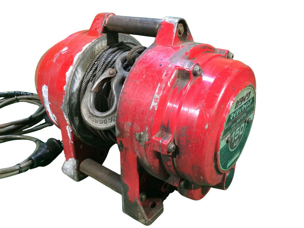 ☆中古品☆Shindaiwa 新ダイワ マイティウインチ SW151R リモコン付 電動ウインチ 電動ウィンチ マイティウィンチ 荷揚げ機136996 - 2