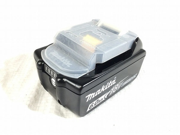 ☆極美品 充電回数1回☆makita マキタ 18V 6.0Ah 純正 リチウムイオンバッテリー BL1860B リチウムイオン電池 充電池 蓄電池134176 - 5