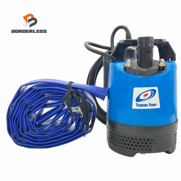 ☆中古品☆TSURUMI ツルミ 鶴見 100V 60Hz 水中ハイスピンポンプ LB-250A-62 ホース付 揚程6m 水中ポンプ 排水ポンプ 汚水ポンプ128549 - 1