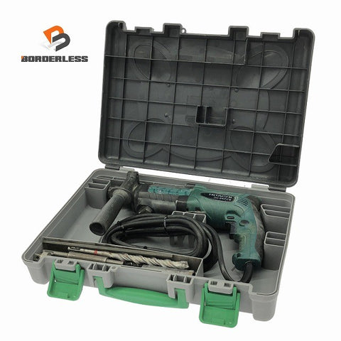 ☆中古品☆HITACHI 日立工機 100V 24mm ロータリハンマドリル DH24PC2 ケース付 コード式 ロータリーハンマードリル 穴あけ128960