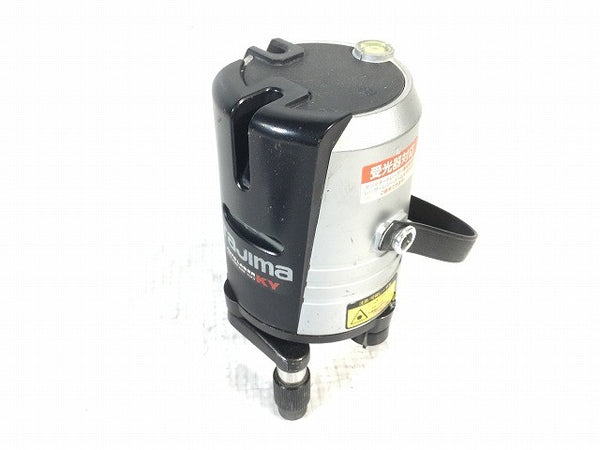 ☆中古品☆TAJIMA タジマ オートレーザー墨出し器 AL-KY 受光器 三脚2本 ケース付 レーザーライン短・横119004 - 4