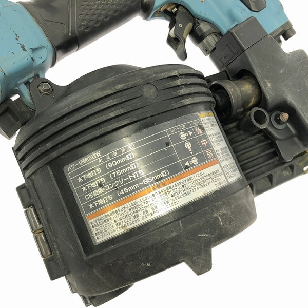 ☆中古品 限定色☆HiKOKI ハイコーキ 90mm 高圧 ロール釘打機 NV90HR2(SCB) 青/セームブルー コイルネイラ エア釘打機 - 8