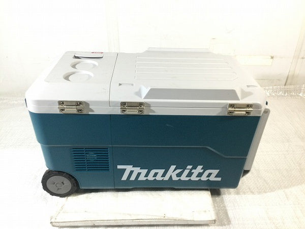 ☆中古品☆makita マキタ 40Vmax/18V/100V 充電式保冷温庫 CW001G 青 本体＋ACアダプタ付 コードレス冷温庫 アウトドア キャンプ134573 - 5
