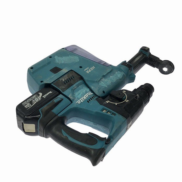 ☆中古品☆makita マキタ 18V 充電式振動ドライバドリル HP458DRFX バッテリー2個（18V3.0Ah)充電器 ケース コードレス126476 - 6