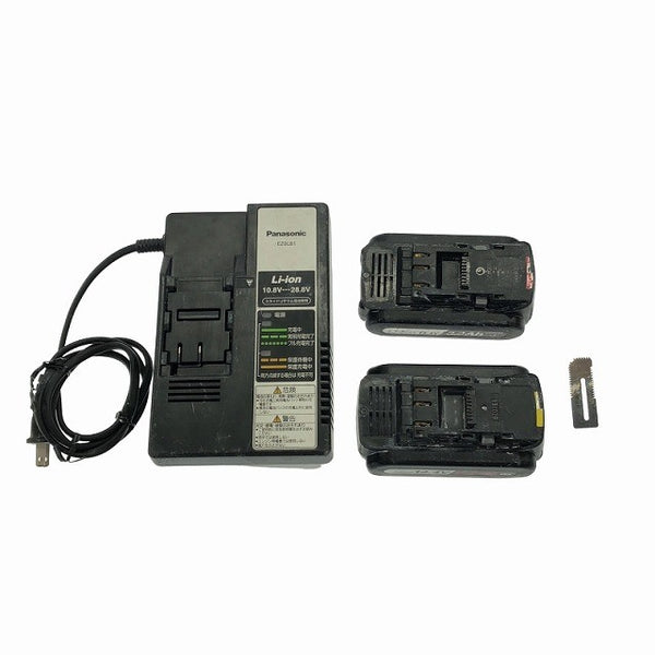 ☆中古品☆ Panasonic パナソニック 14.4V 充電角穴カッター EZ4543 バッテリー2個(14.4V 3.3Ah/4.2Ah)充電器+ケース113334 - 10