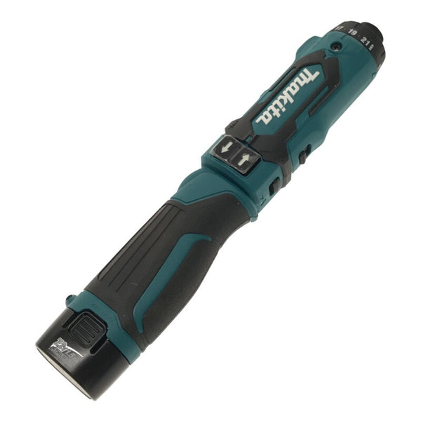 ☆未使用品☆makita マキタ 7.2V 充電式ペンドライバドリル DF012DSHX 青 バッテリ2個(1.5Ah) 充電器 ケース付 コードレス137184 - 6