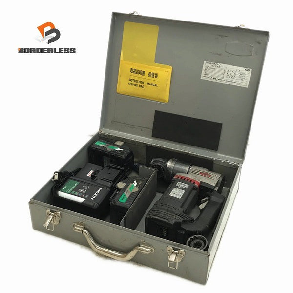 ☆中古品☆TONE トネ 36V コードレスシャーレンチ CSM220 マルチボルトバッテリー2個(BSL36B18)充電器 ケース付 充電式シャーレンチ137015 - 1