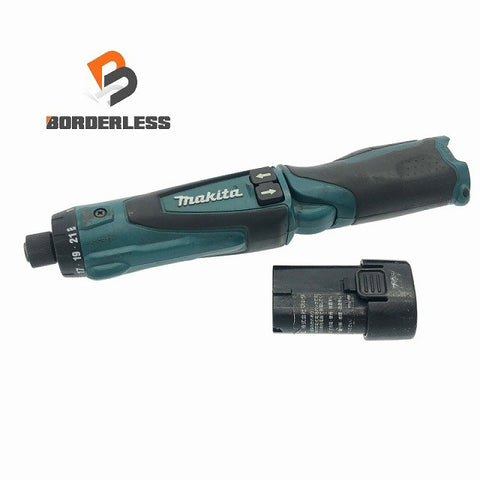 ☆中古品☆makita マキタ 7.2V 充電式ペンドライバドリル DF010D バッテリ1個(1.0Ah)付 コードレス スティックドリルドライバー