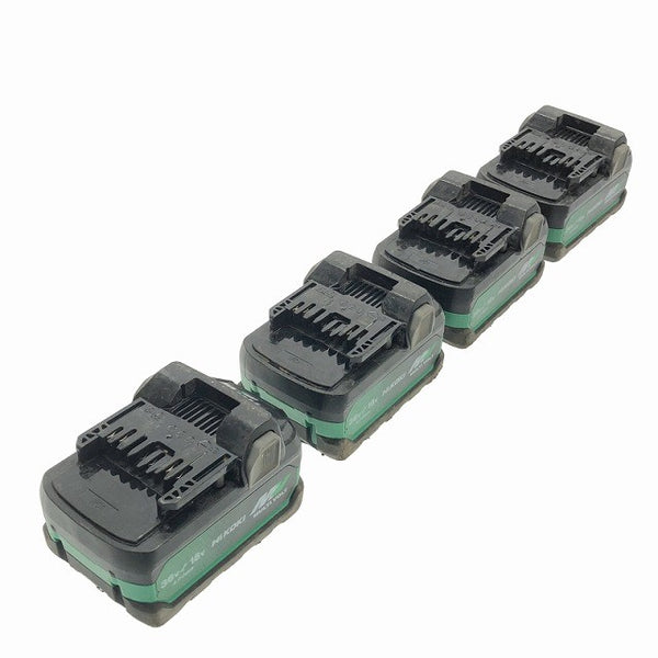 ☆中古品 4点セット☆HiKOKI ハイコーキ 36V 2.5Ah 純正 マルチボルトリチウムイオンバッテリー BSL36B18X 電池 蓄電池120848 - 4