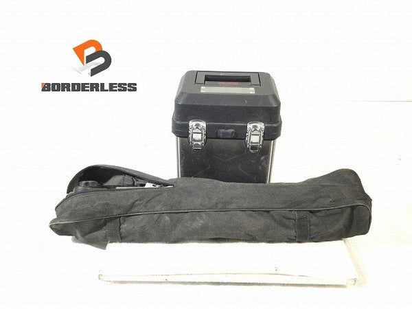 ☆中古品☆Tajima タジマ ZERO BLUE ブルーグリーンレーザー墨出し器 ZEROB-KJY 受光器 RCV-G 三脚付き130207 - 1