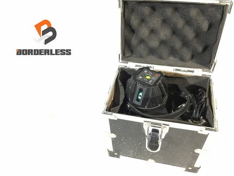 ☆中古品☆RunChuan 5ライン グリーンレーザー墨出し器 RC-885G バッテリ1個 充電ケーブル ケース付 レーザー墨出し機