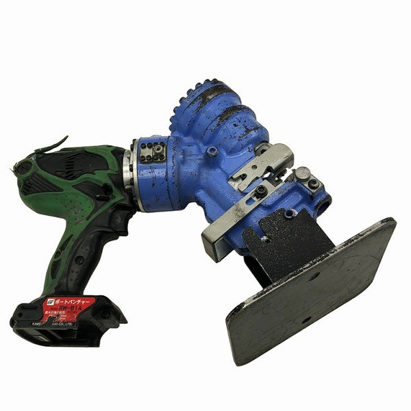 ☆中古品☆KAMEKURA 亀倉精機 18V コードレスポートパンチャー RW-B1A バッテリ2個(6.0Ah) 充電器 パーツ ケース 充電式135771 - 5