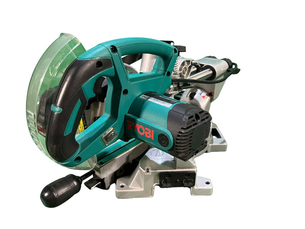 ☆比較的綺麗☆RYOBI リョービ 100V 卓上スライド丸ノコ TSS-192 替刃1枚付き 集じん袋付き  切断機131402 - 5