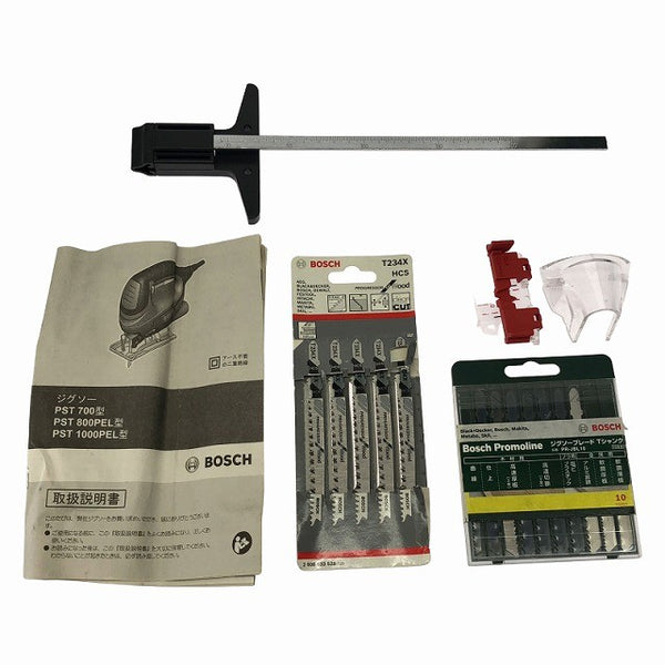 ☆比較的綺麗☆BOSCH ボッシュ 100V ジグソー PST1000PEL ケース付 コード式 電気のこぎり 電動ノコギリ 木工用 切断機136182 - 10