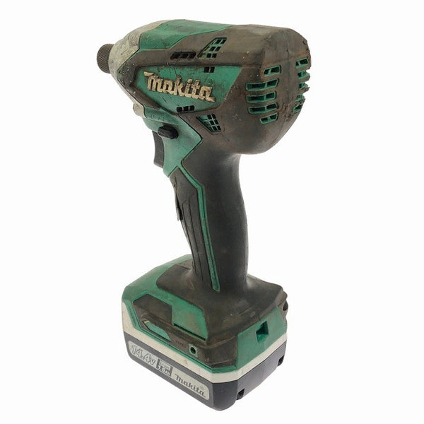 ☆中古品☆makita マキタ 14.4V 充電式インパクトドライバー MTD001D バッテリー(14.4V 1.5Ah) 付 DIY用 日曜大工 電動工具117365 - 5