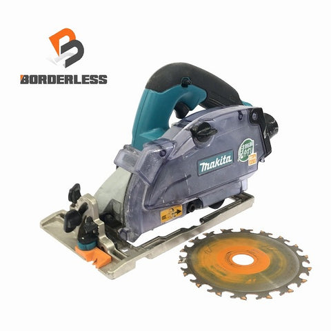 ☆中古品☆ makita マキタ 14.4V 125mm 充電式防じんマルノコ KS521DZ 青/ブルー 本体のみ 防塵丸鋸/丸ノコ/丸のこ