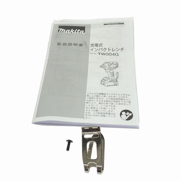 ☆未使用品☆ makita マキタ 40Vmax 充電式インパクトレンチ TW004GZ 青/ブルー 本体+パーツ134816 - 9
