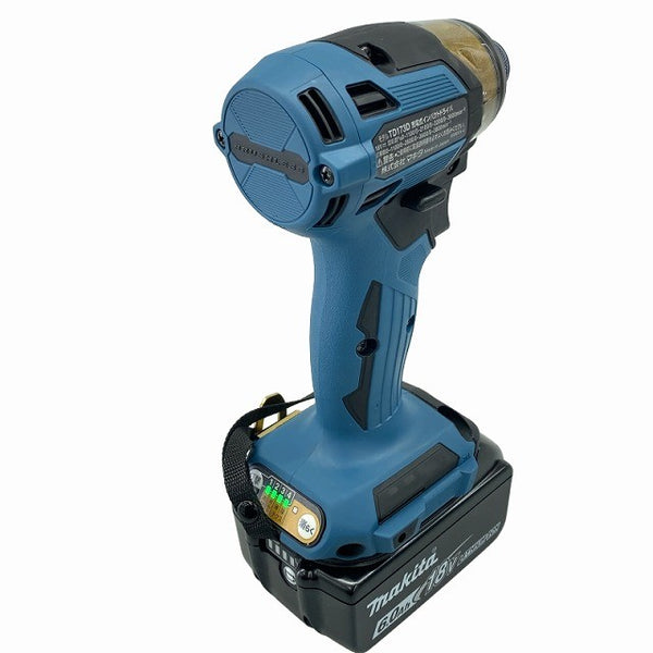 ☆未使用品☆makita マキタ 18V 充電式インパクトドライバー TD173DGXPB プレミアムブルー LXT20周年記念カラー フルセット123539 - 6