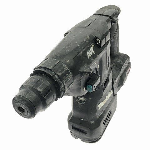 ☆中古品☆makita マキタ 40Vmax 28mm 充電式ハンマドリル HR001G 青 集じんシステム(DX12) ケース付 コードレス135821 - 0