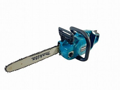 ☆中古品☆makita マキタ 18V 350mm 充電式チェンソー MUC353D 青 本体のみ コードレス バッテリー式 チェーンソー 造園 - 0
