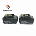 ☆中古品2個セット☆makita マキタ 18V 6.0Ah 純正 リチウムイオンバッテリー BL1860B 残量表示付 リチウムイオン電池 - 1