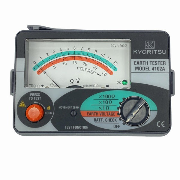 ☆極美品☆ KYORITSU 共立電気計器 接地抵抗計 4102A 本体+パーツ+ケース129140 - 8