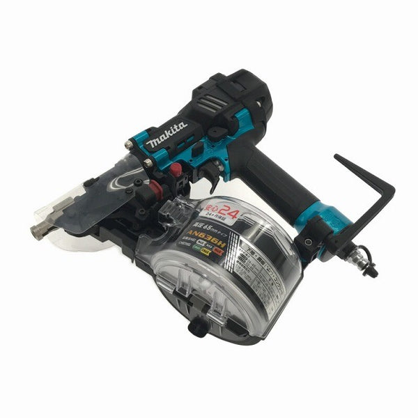 ☆未使用品☆ makita マキタ 高圧 65mm エア釘打機 AN636HM 青/ブルー 本体+パーツ+ケース ねじ/ネジ 釘/クギ117628 - 4